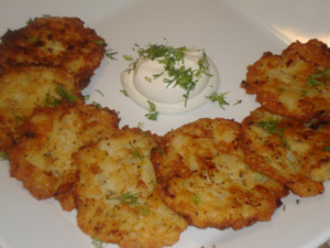 Potato and Onion Latkes