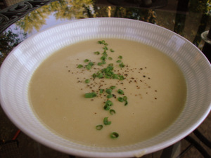 Cream of Brussels Sprout Soup