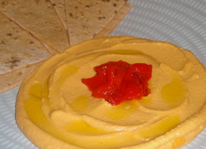 Roasted Red Pepper Hummus