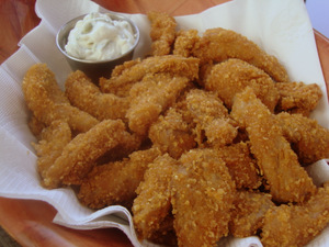 Fried Oyster Mushrooms with Fire-Roasted Jalapeno Lime Tartar Sauce