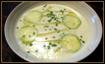 Chilled Cucumber Buttermilk Soup