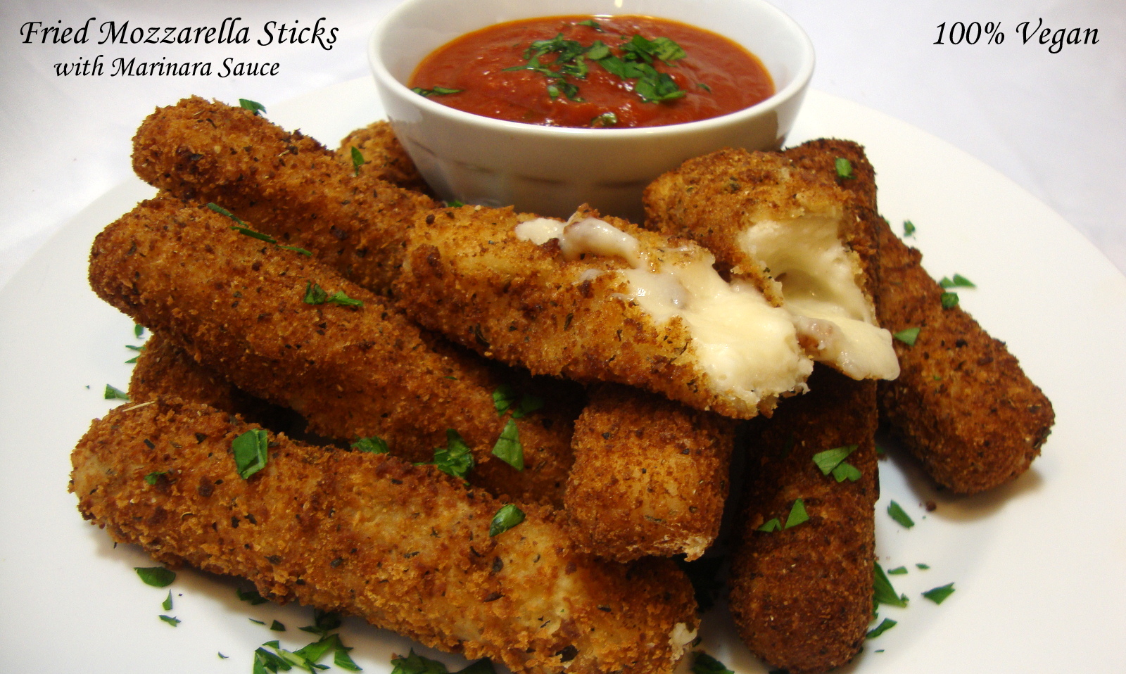 Fried Mozzarella Sticks (Non-Dairy)