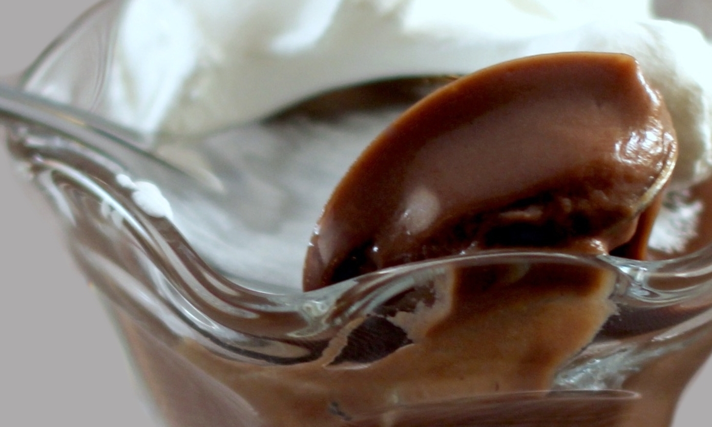 Milk Chocolate Pudding (non-dairy and egg-free, of course)