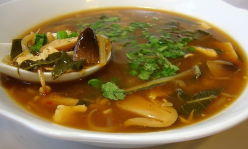 Hot and Sour Tofu Vegetable Soup - The Gentle Chef