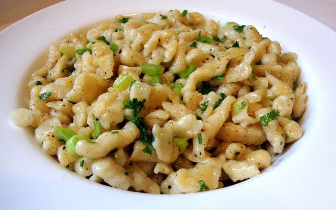 German Spätzle featuring Vegan Eggz Essentials